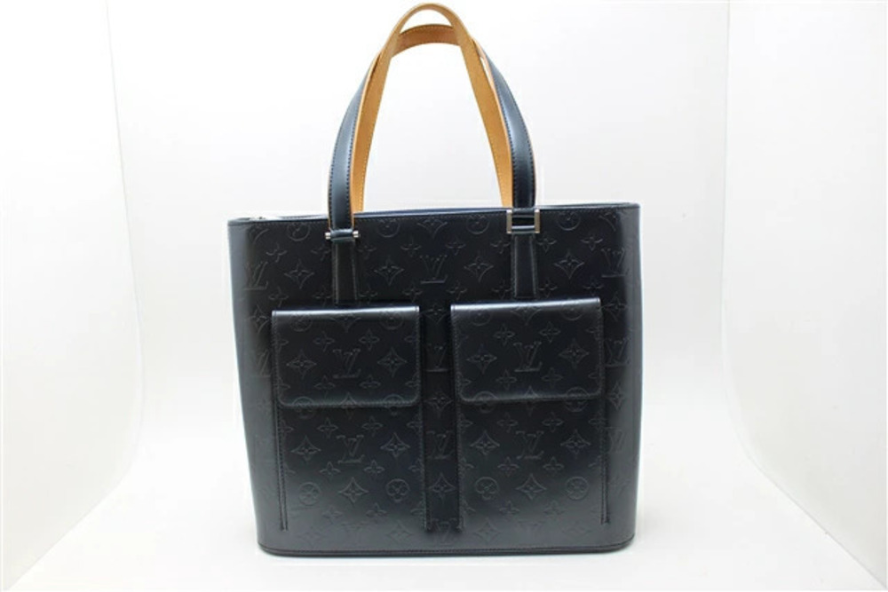 LOUIS VUITTON bag tote Wilwood Monogram Matte blue
